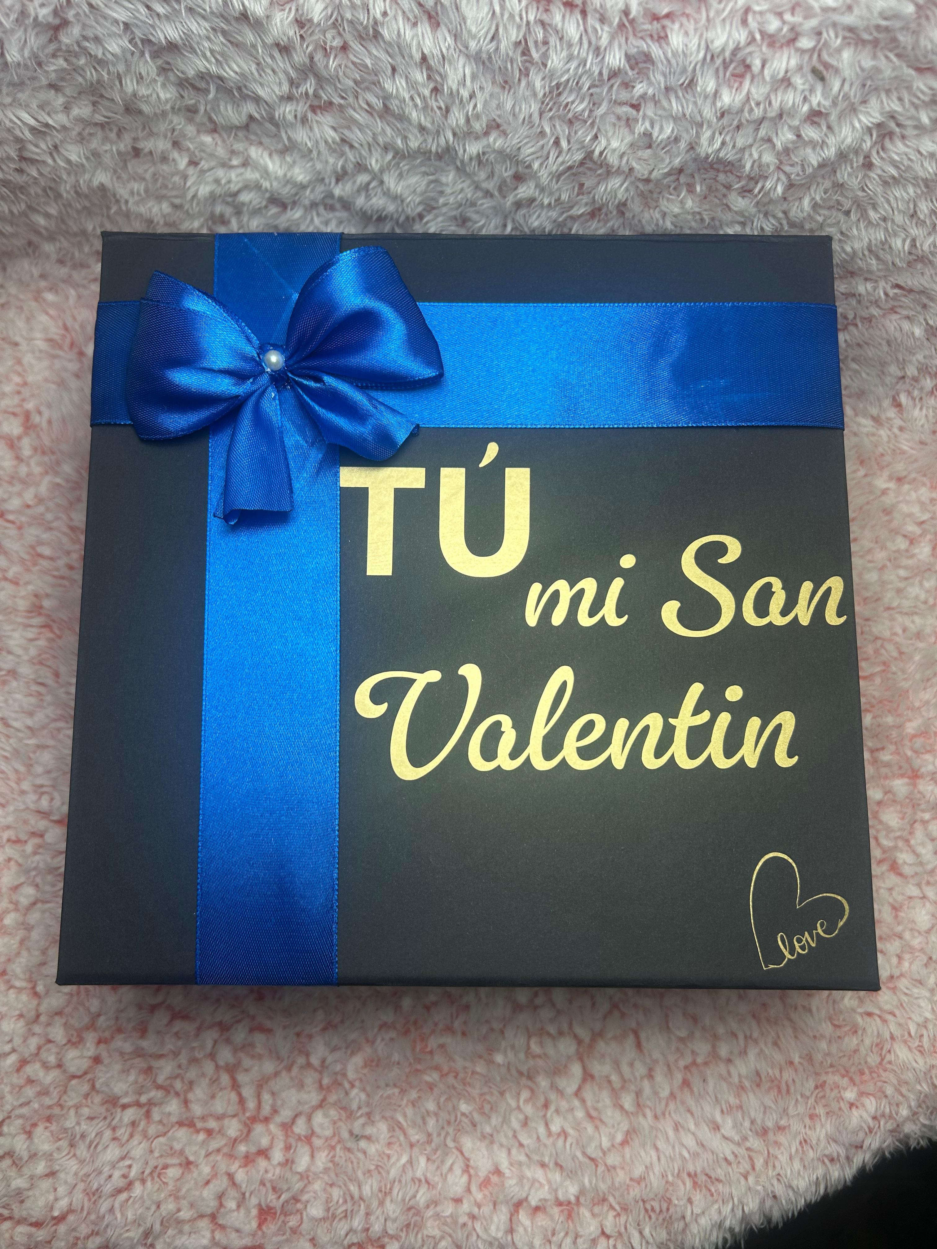 Caja de regalo personalizada.