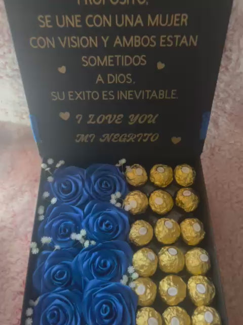 Caja de regalo personalizada.
